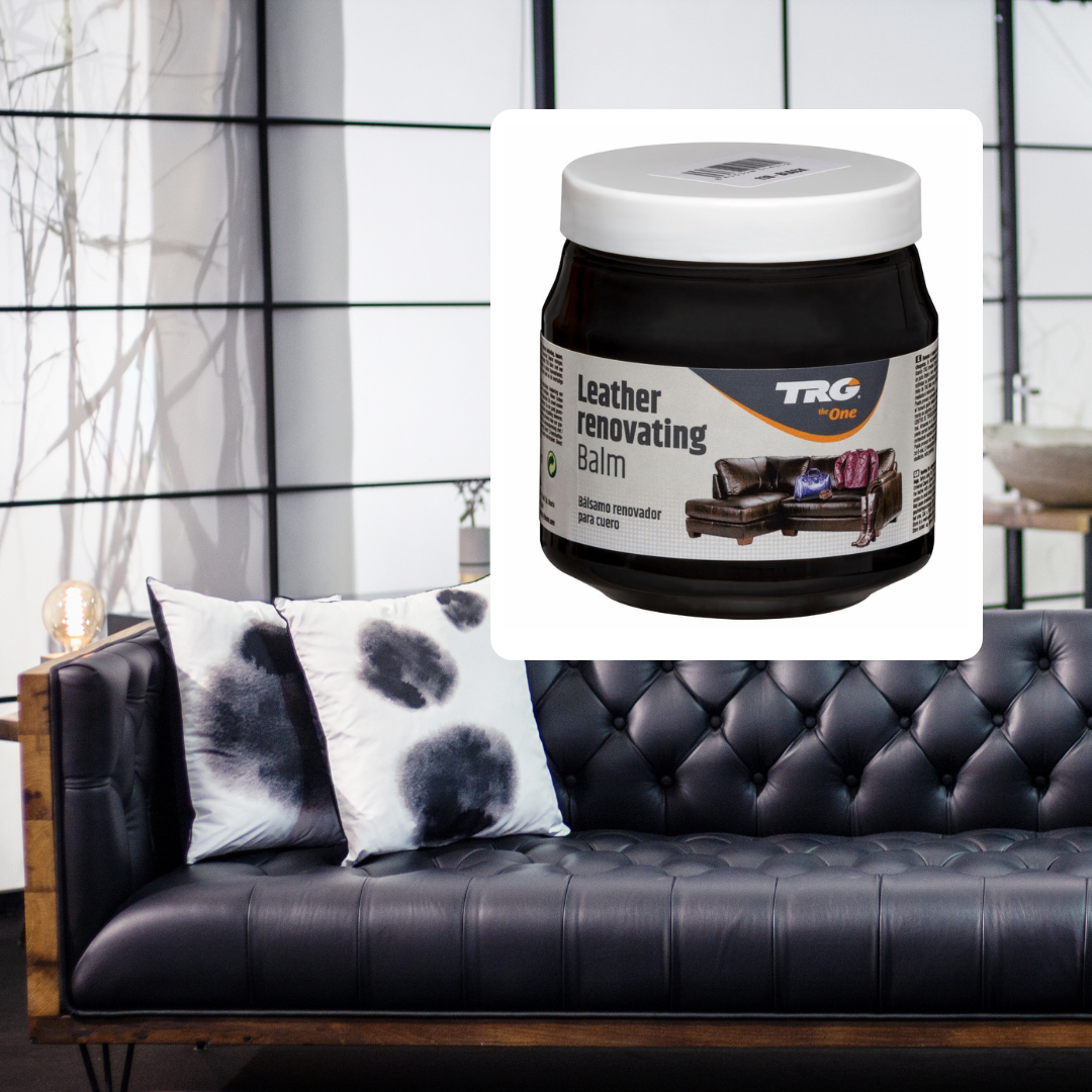 Czarny Krem do renowacji skóry black 118 Leather Renovating Balm TRG